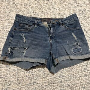 Faded Glory Ripped Blue Jean Shorts